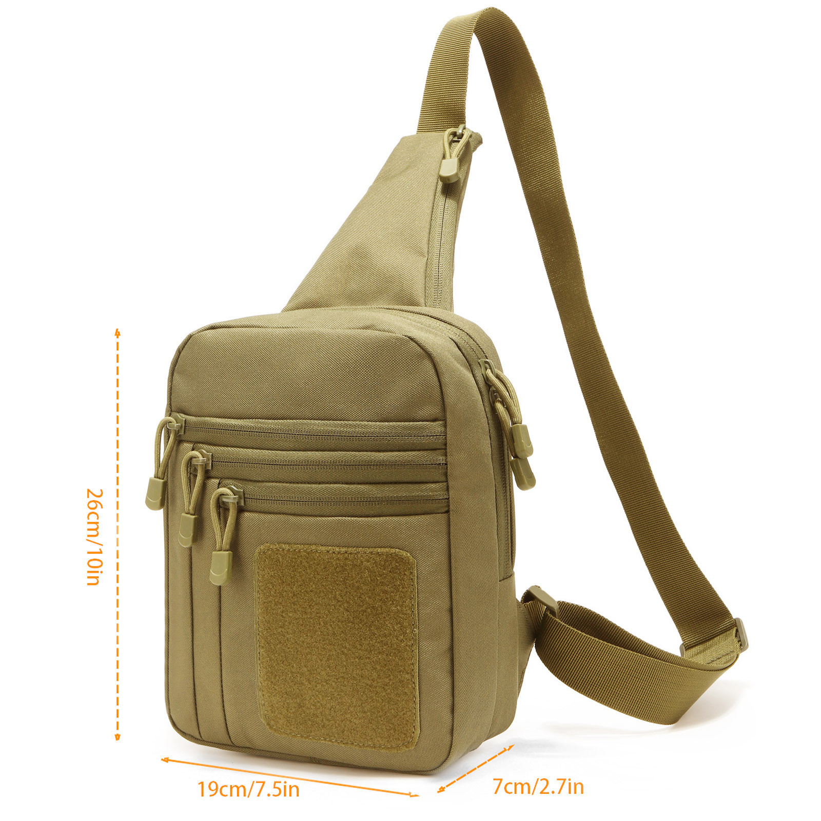 Edc Concealed Carry Sling Bag - Tas Pistol Taktis Tas Penyimpanan Pistol