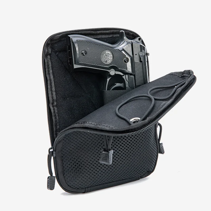 Appendix Carry Edc - Molle sarung Pistol tersembunyi taktis, kantong