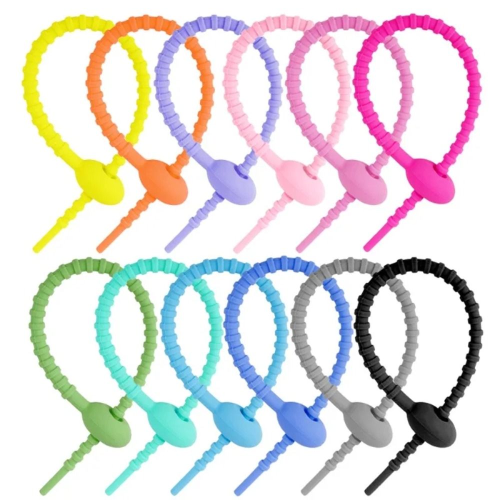 Cable Winder Keychain - 10 buah/set penggulung kabel berbentuk Tadpole