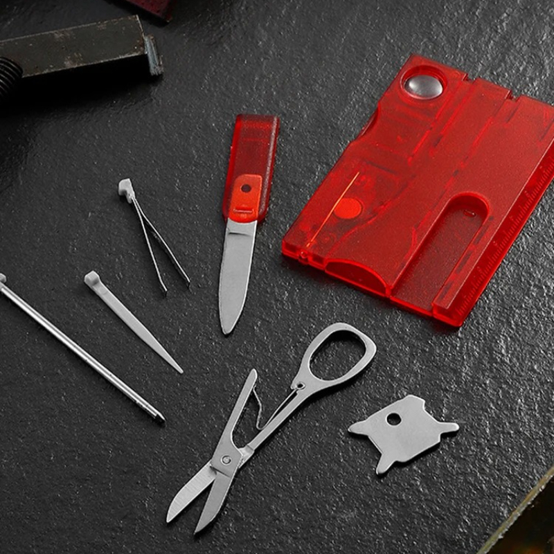 Multitool Credit Card - Alat Multi Fungsi Ultra Tipis 12