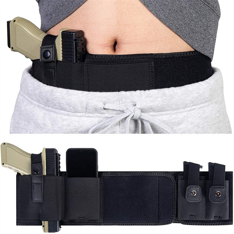 Appendix Carry Edc - Sarung Pistol Pinggang Belly Band Concealed