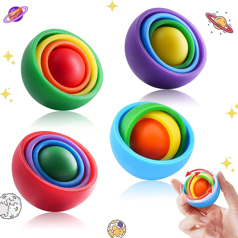 Fidget Spinner Bearing - Mainan sensor Gyro Fidget bola rotasi