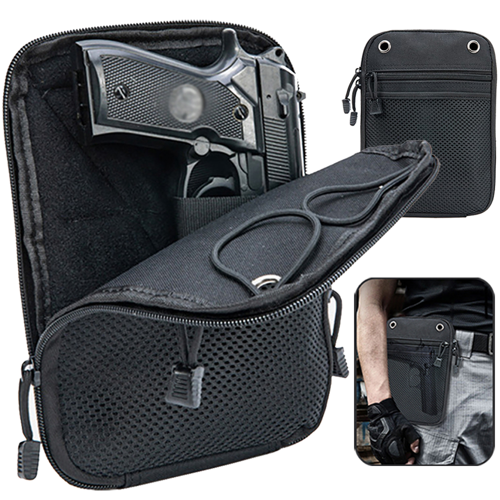 Edc Carry Fanny Pack - Kantong Holster Senjata Taktis Tersembunyi Molle