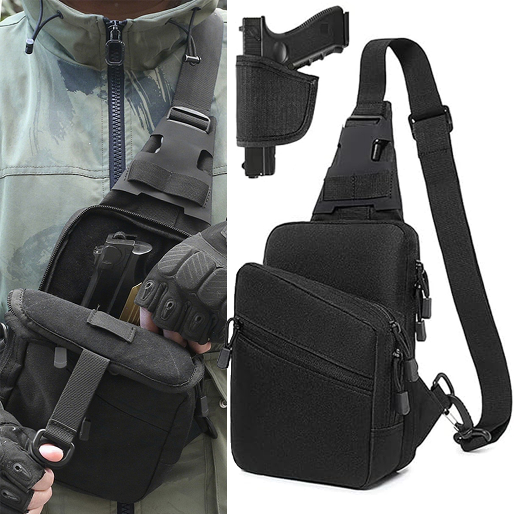 Edc Concealed Carry Sling Bag - Tas Pistol Taktis untuk Membawa Senjata