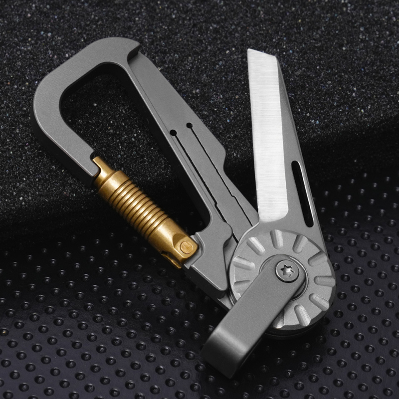 Edc Car Carry - Gantungan Kunci EDC Paduan Titanium dengan