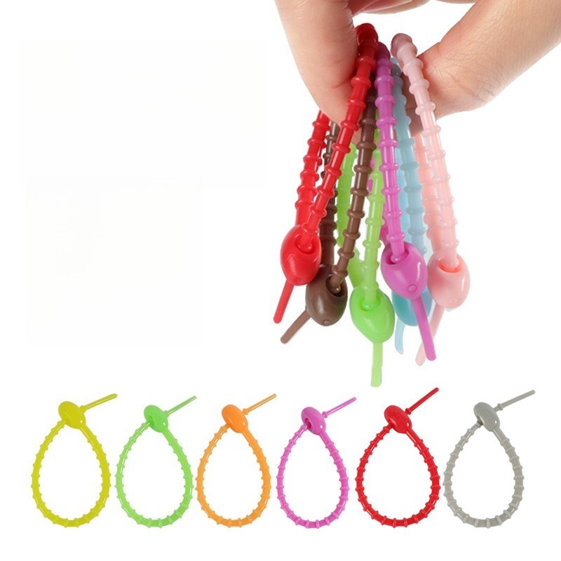 Cable Winder Keychain - Warna Acak 5 Buah Tali Pengikat