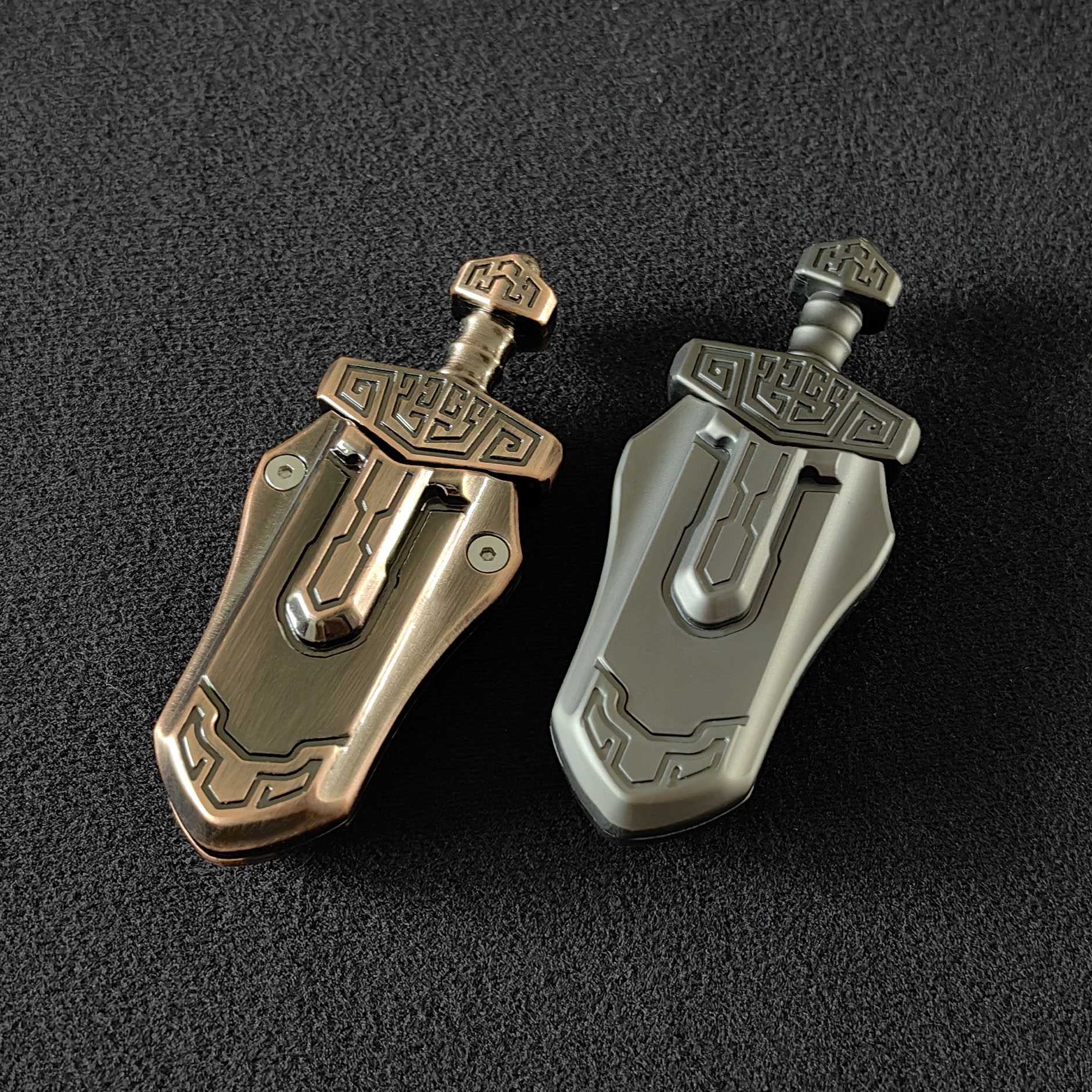 Fidget Spinner Bearing - Mainan Dekompresi Pedang EDC, Fidget Slider,