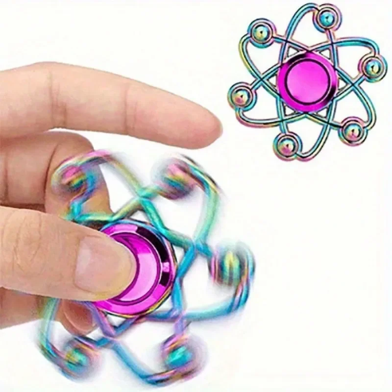Fidget Spinner Bearing - Spinner Fidget pelangi Premium Spinner logam