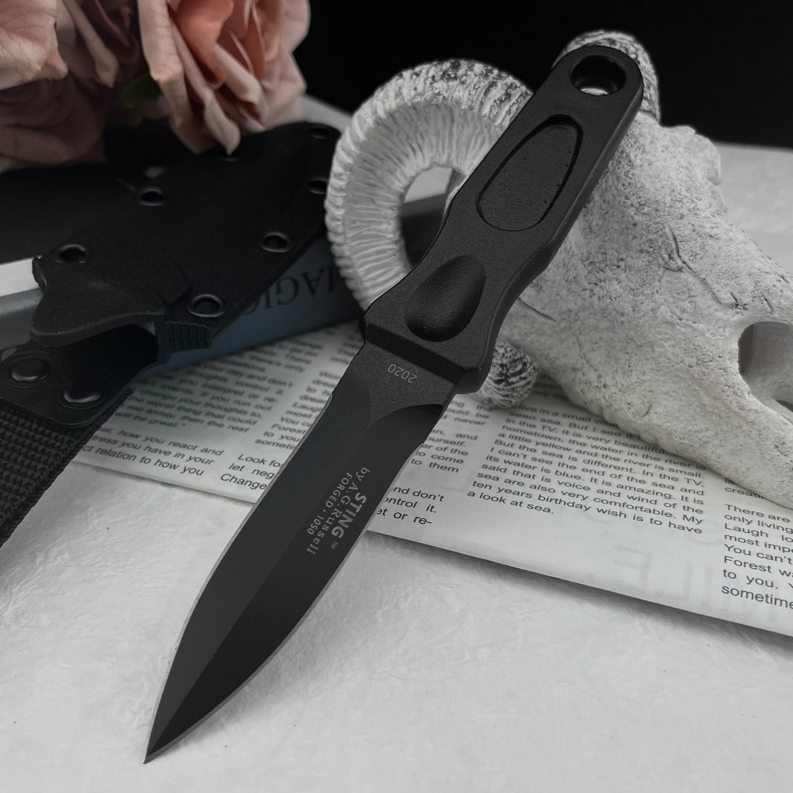 Everyday Carry (Edc) Knife - Pisau Lipat Multifungsi Baja 8Cr13MoV untuk