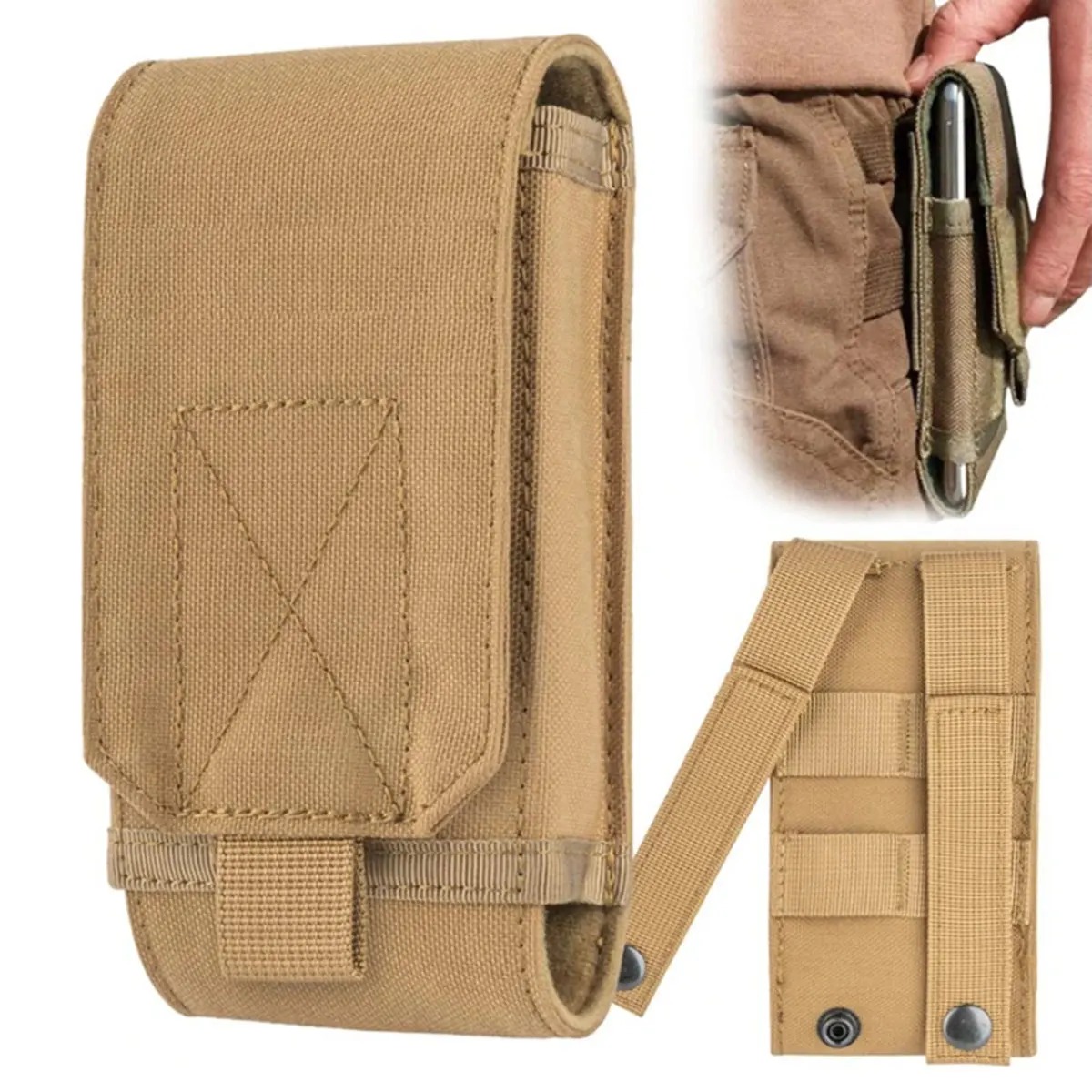 Edc Carry Pack - Kantong Laser Molle Taktis untuk Ponsel,