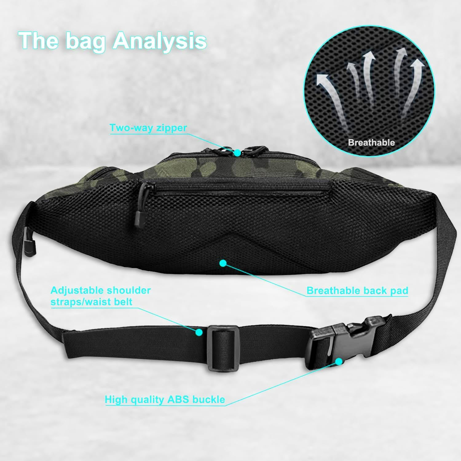Tas Pinggang Taktis Tahan Air  - Edc Carry Fanny Pack ulasan dan harga