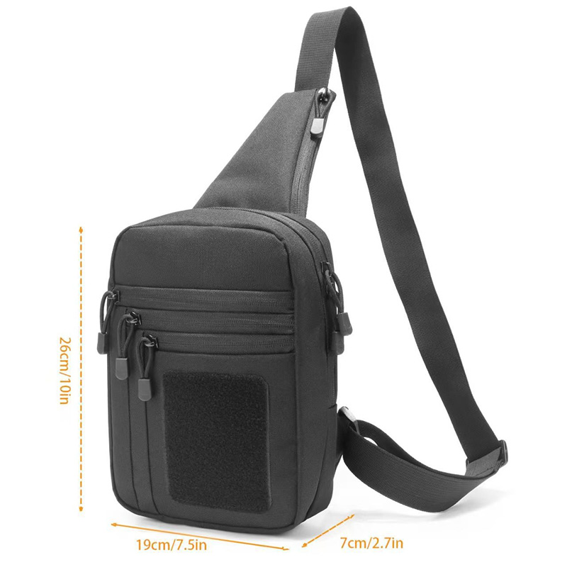 Tas Pistol Taktis Tas Penyimpa - Edc Concealed Carry Sling Bag ulasan dan harga