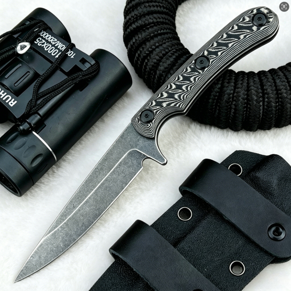 Pisau Fixed Blade Full Tang de - Everyday Carry (Edc) Knife ulasan dan harga