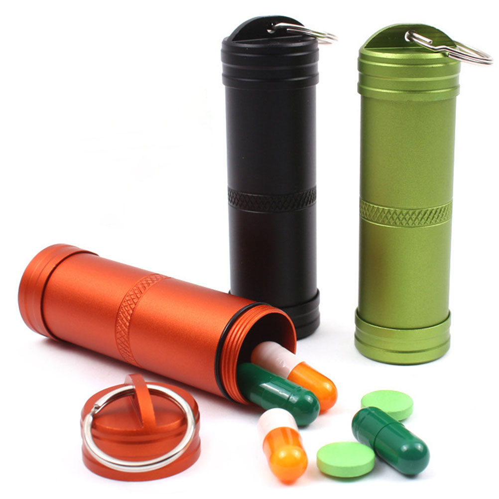 1 Buah Wadah Pil Tahan Air dar - Pill Fob Capsule ulasan dan harga