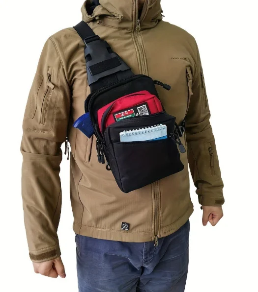 Tas Selempang Taktis untuk Men - Edc Concealed Carry Sling Bag ulasan dan harga