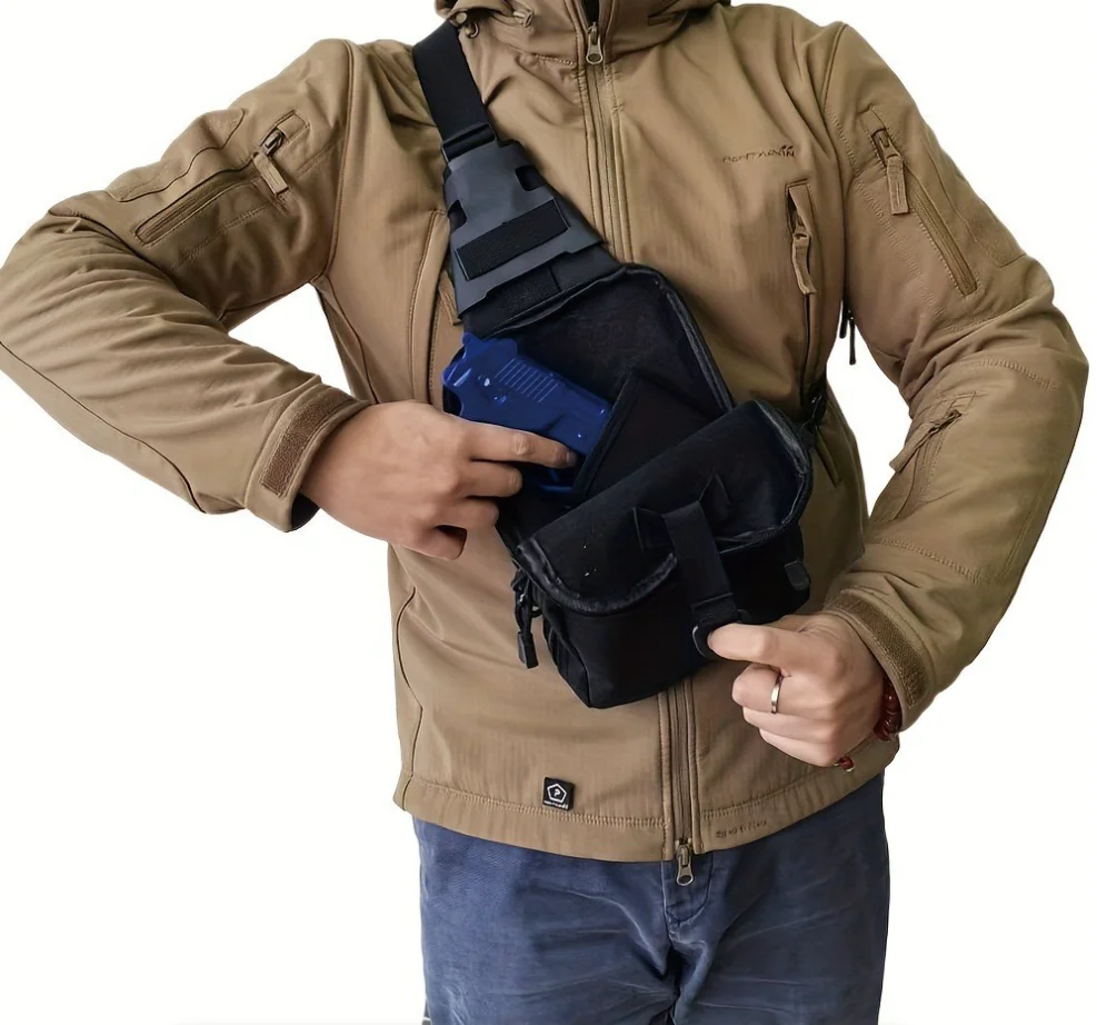 Tas Selempang Taktis untuk Men - Edc Concealed Carry Sling Bag ulasan dan harga