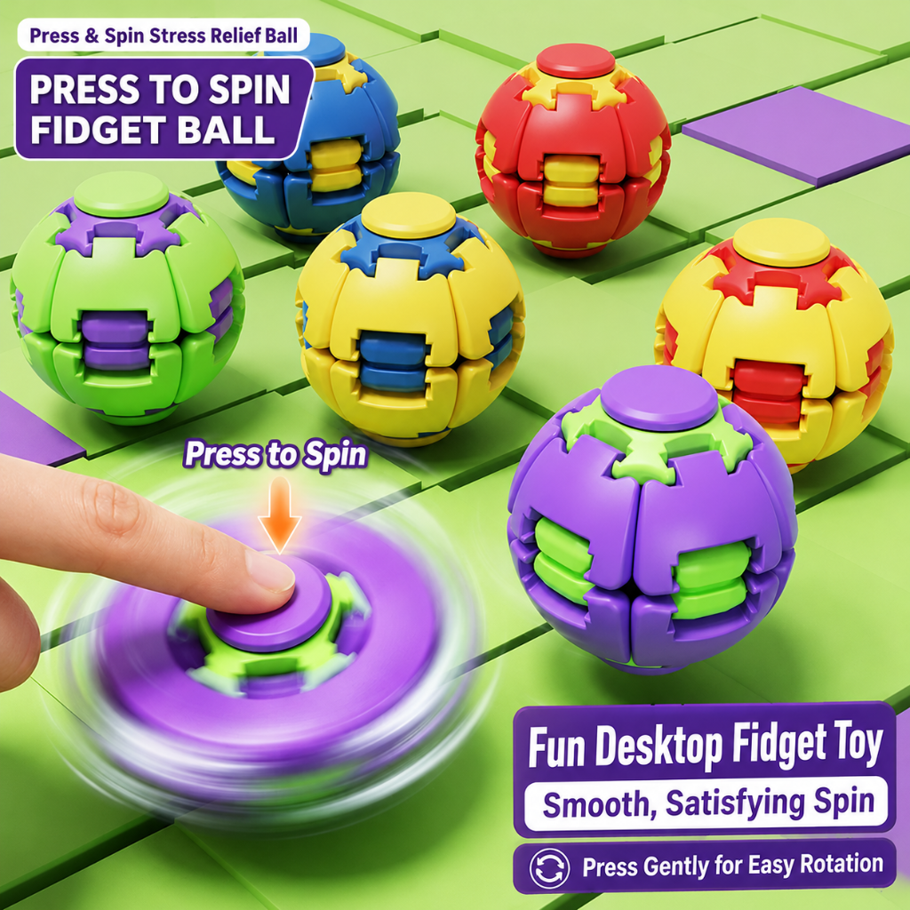 Bola Fidget Putar Tekan Baru,  - Fidget Spinner Bearing ulasan dan harga