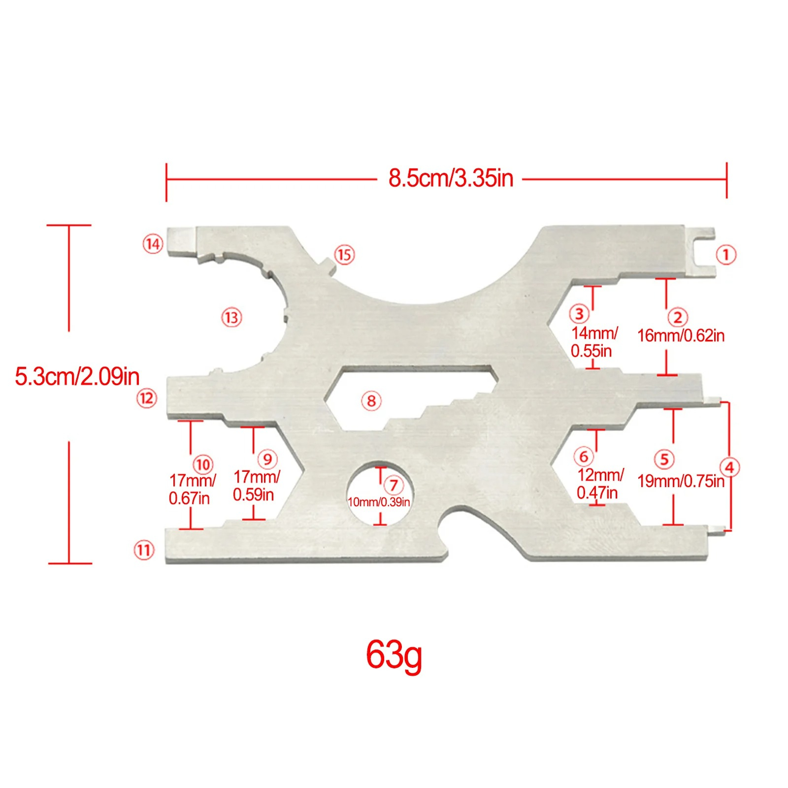 Set Obeng Regulator Selam Baja - Multitool Credit Card ulasan dan harga