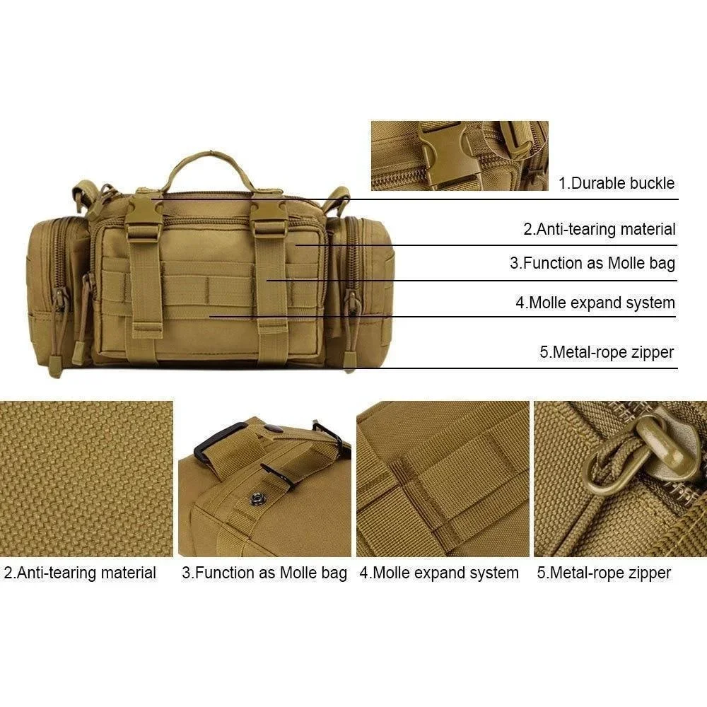 Tas Pinggang Duffel Molle Taha - Edc Carry Fanny Pack ulasan dan harga