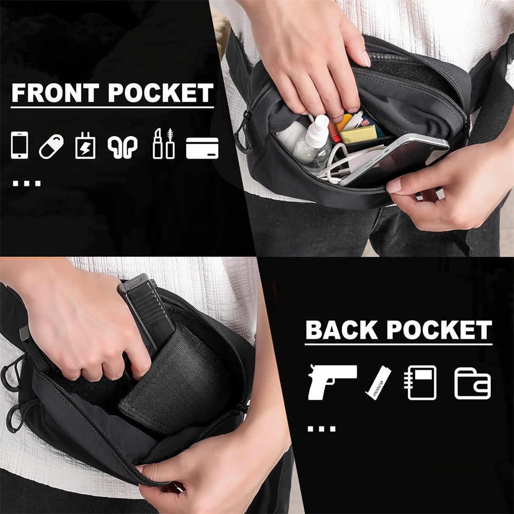 Tas Senapan Pembawa Tersembuny - Edc Carry Fanny Pack ulasan dan harga