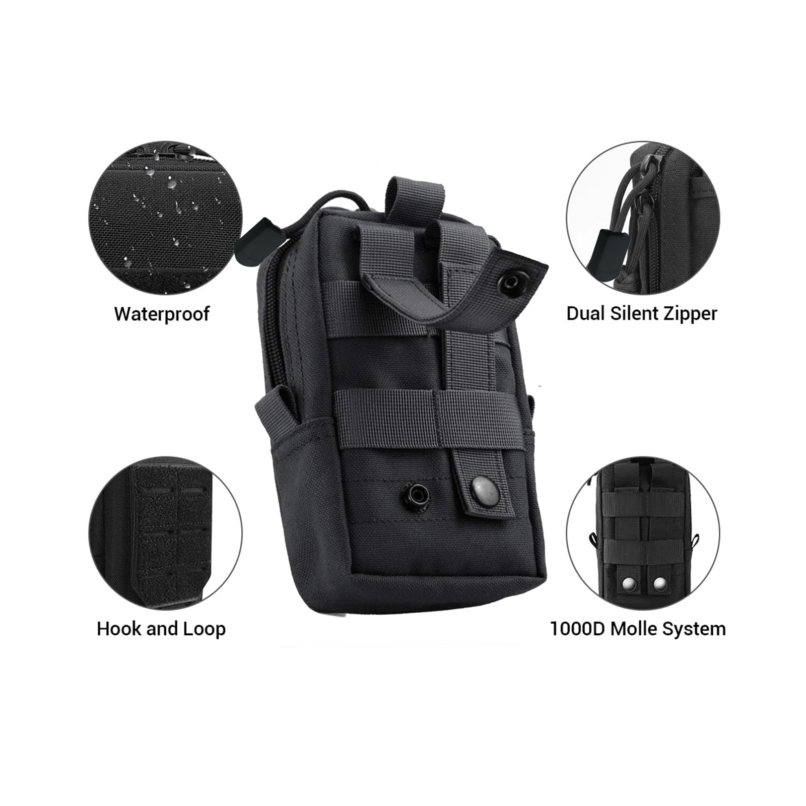 Tas pinggang kantong Molle Tak - Edc Carry Pack ulasan dan harga