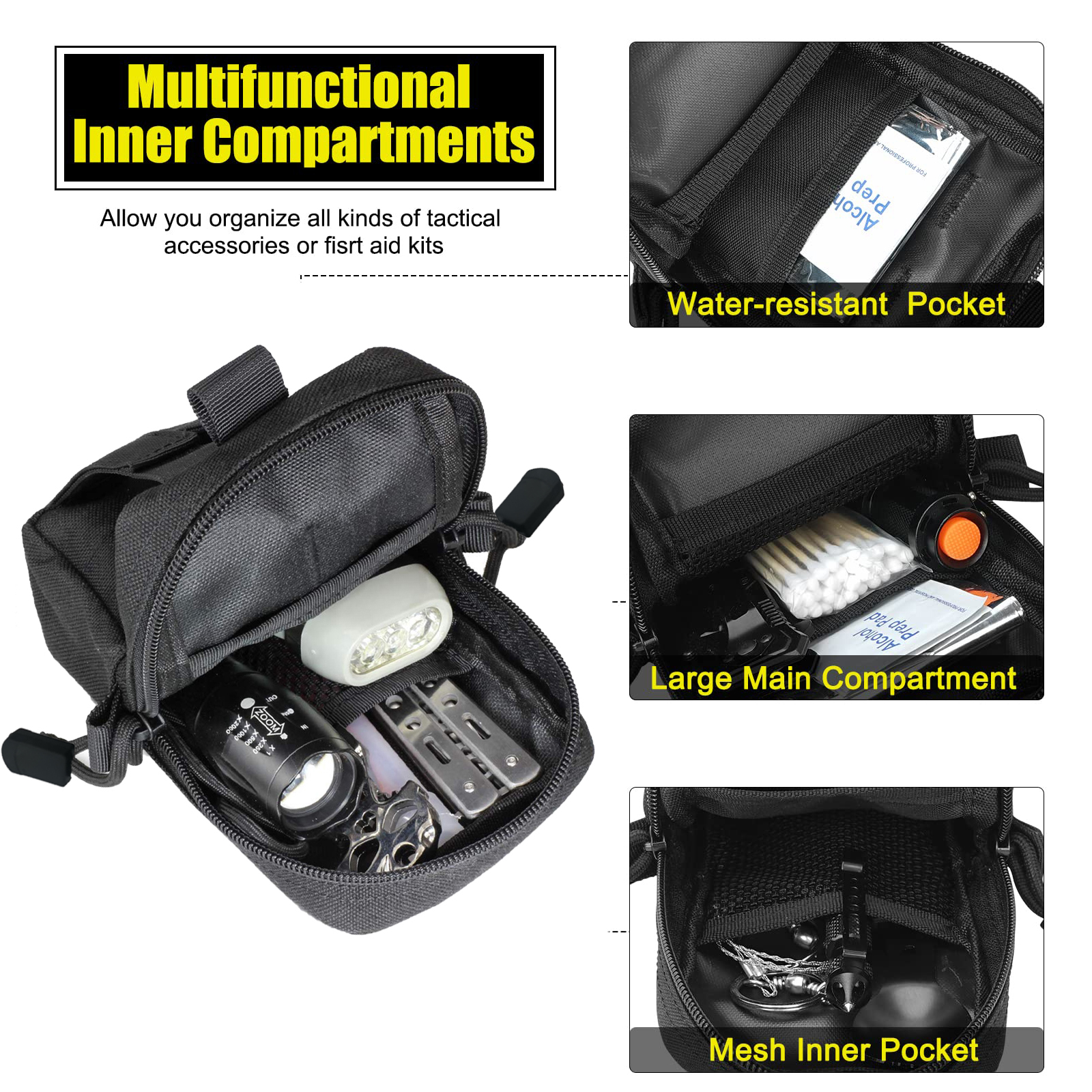 Tas pinggang kantong Molle Tak - Edc Carry Pack ulasan dan harga