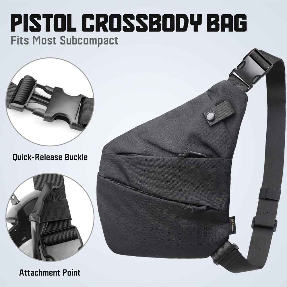 Tas gendong Pistol tersembunyi - Edc Carry Handgun ulasan dan harga