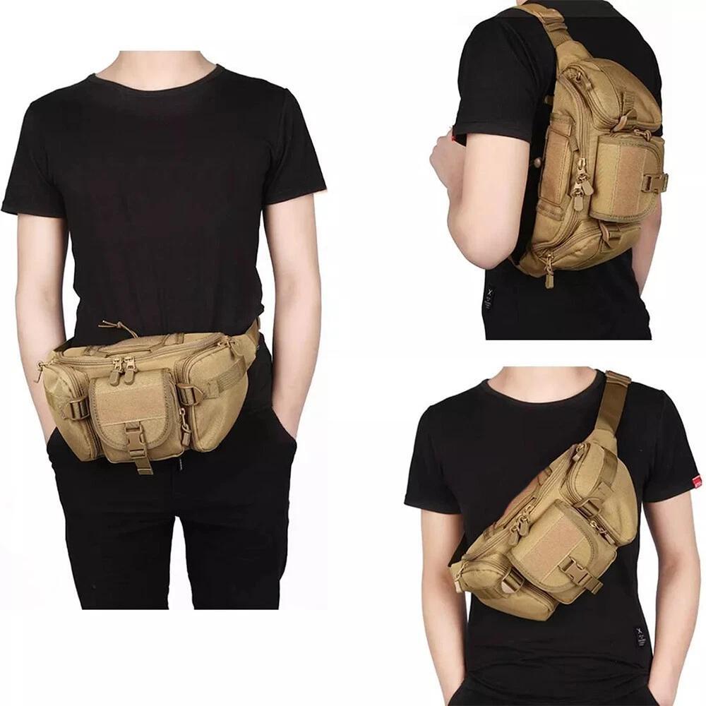 Paket Fanny Taktis untuk Pria  - Edc Carry Fanny Pack ulasan dan harga