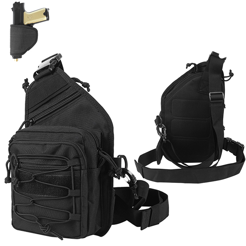 Tas Selempang Taktis Tersembun - Edc Concealed Carry Backpack ulasan dan harga