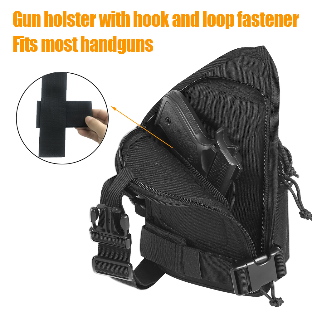 Tas Selempang Taktis Tersembun - Edc Concealed Carry Backpack ulasan dan harga
