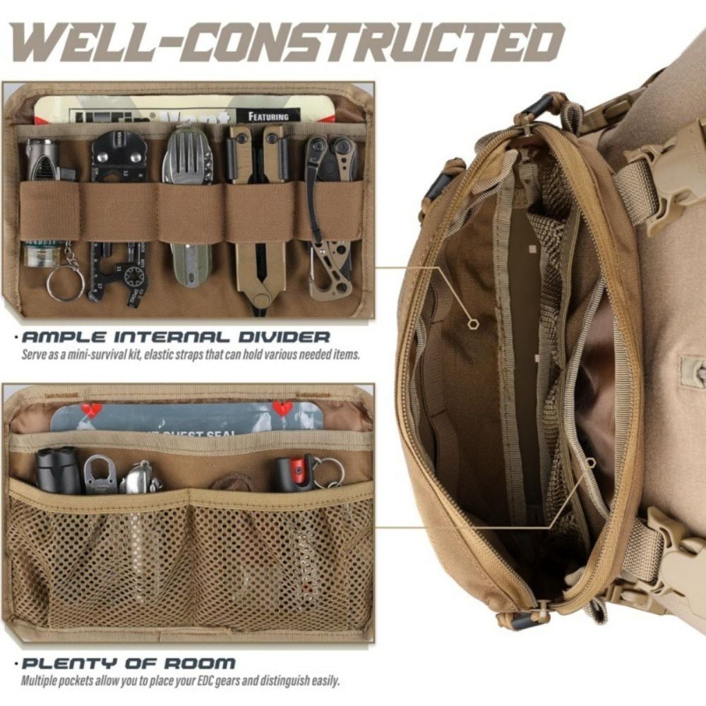 Tas Dada Pria Nilon 1000D Fash - Edc Carry Pack ulasan dan harga