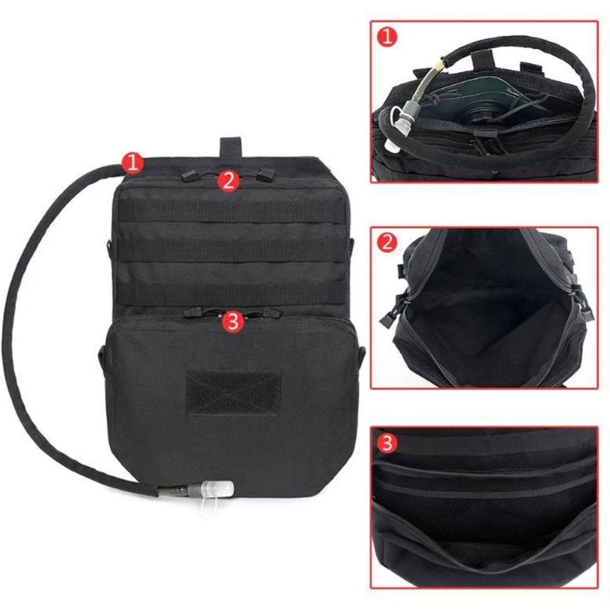 Tas Molle luar ruangan, ransel - Edc Carry Pack ulasan dan harga