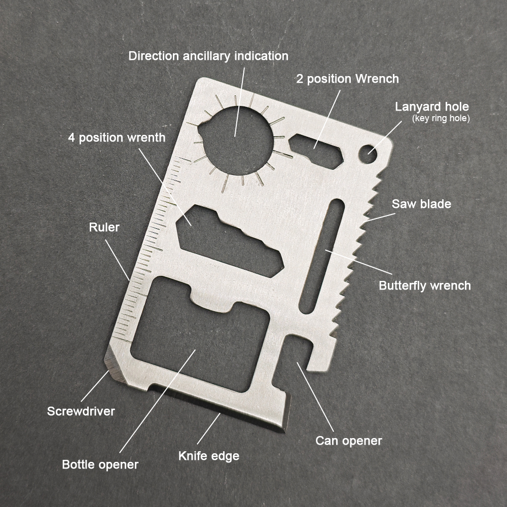 Alat Saku EDC Baja Tahan Karat - Multitool Credit Card ulasan dan harga
