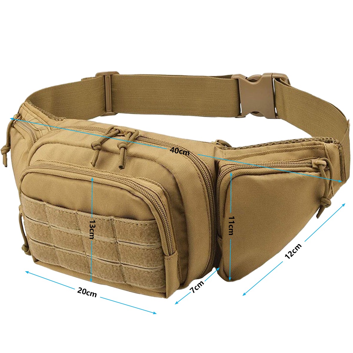 Tas Pinggang Taktis MOLLE untu - Edc Carry Fanny Pack ulasan dan harga