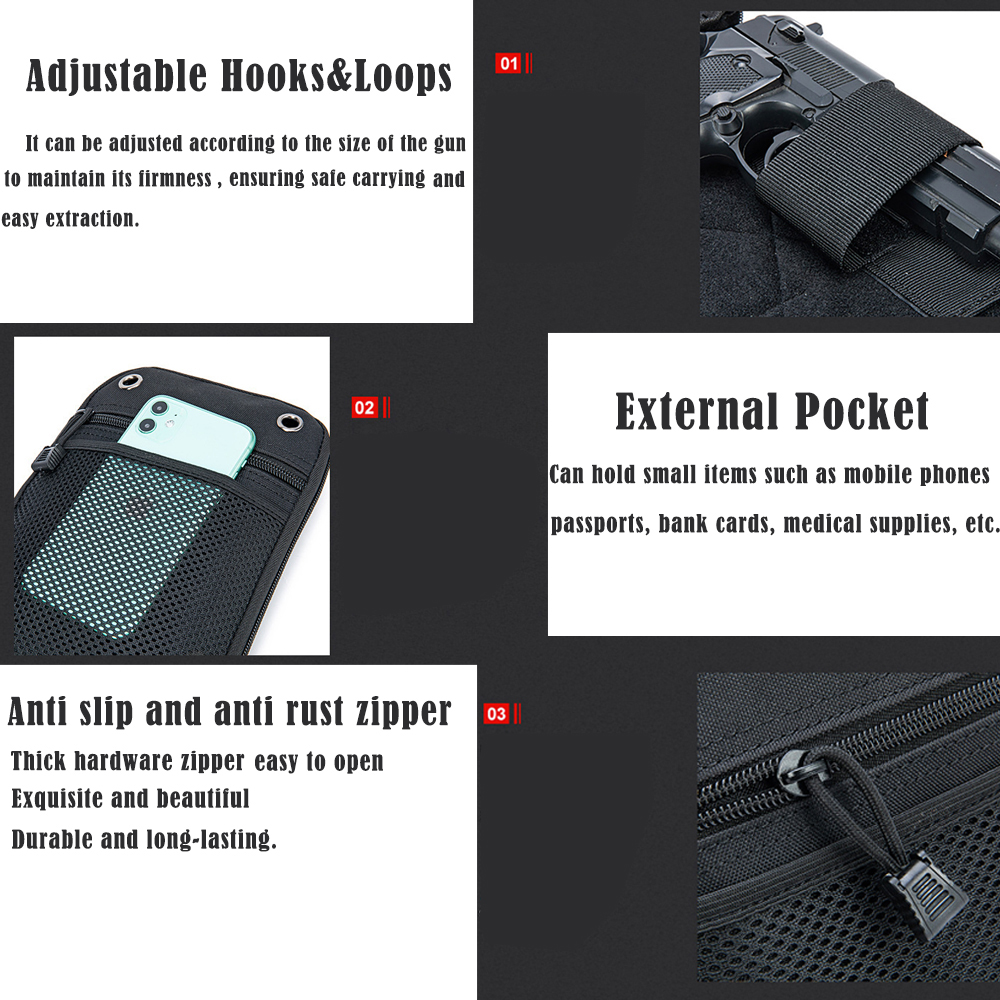 Kantong Holster Senjata Taktis - Edc Carry Fanny Pack ulasan dan harga