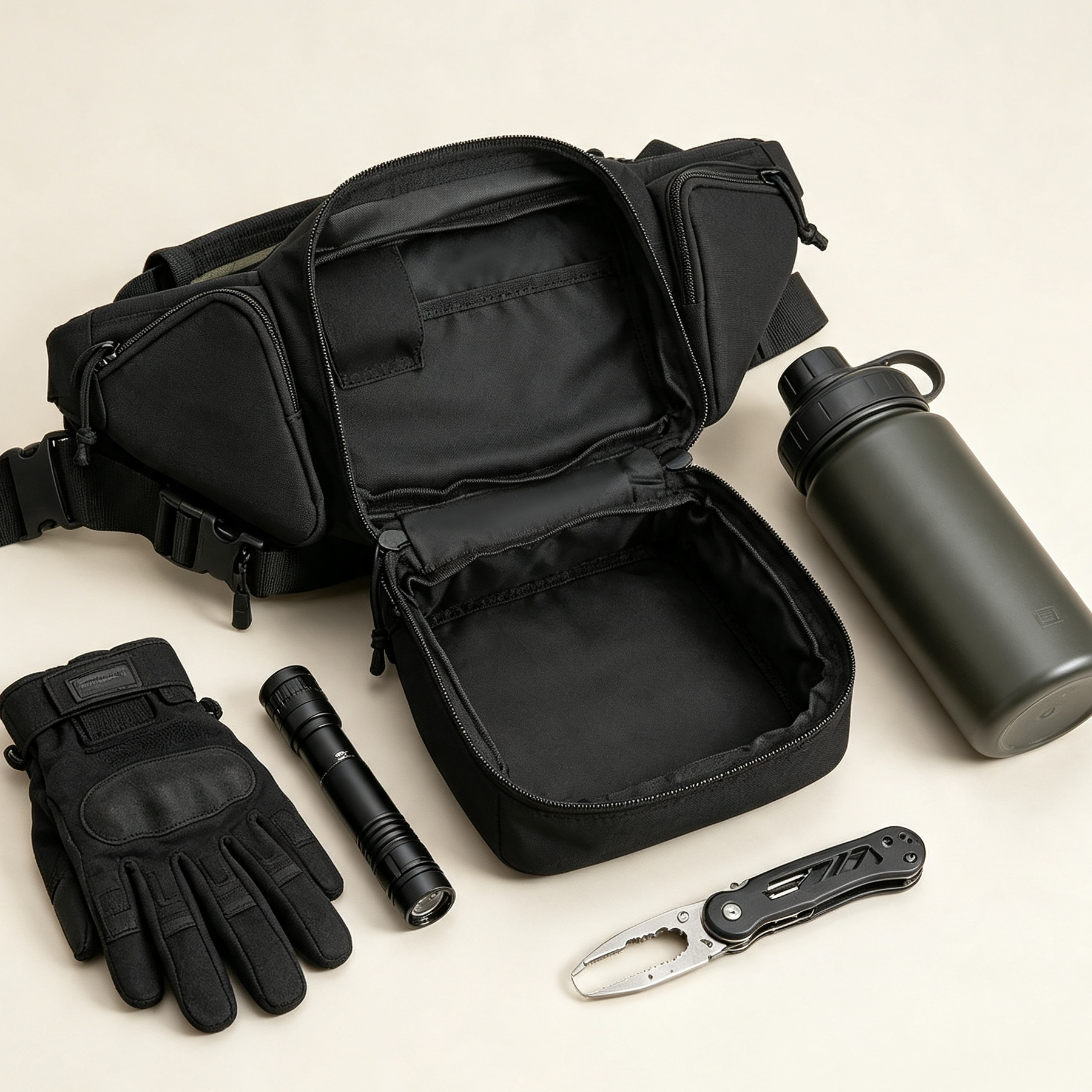 Tas Pinggang Taktis Multifungs - Edc Carry Fanny Pack ulasan dan harga