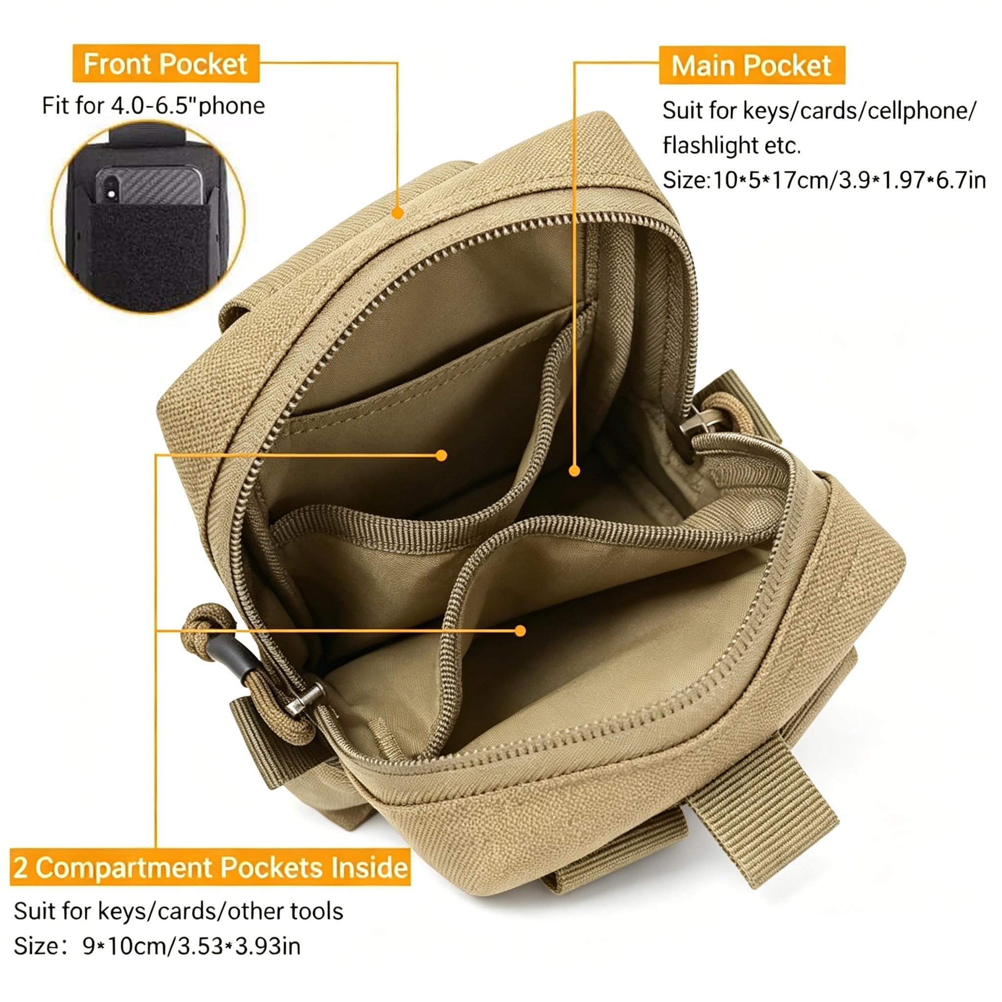 Tas Organizer Serbaguna Taktis - Appendix Carry Edc ulasan dan harga
