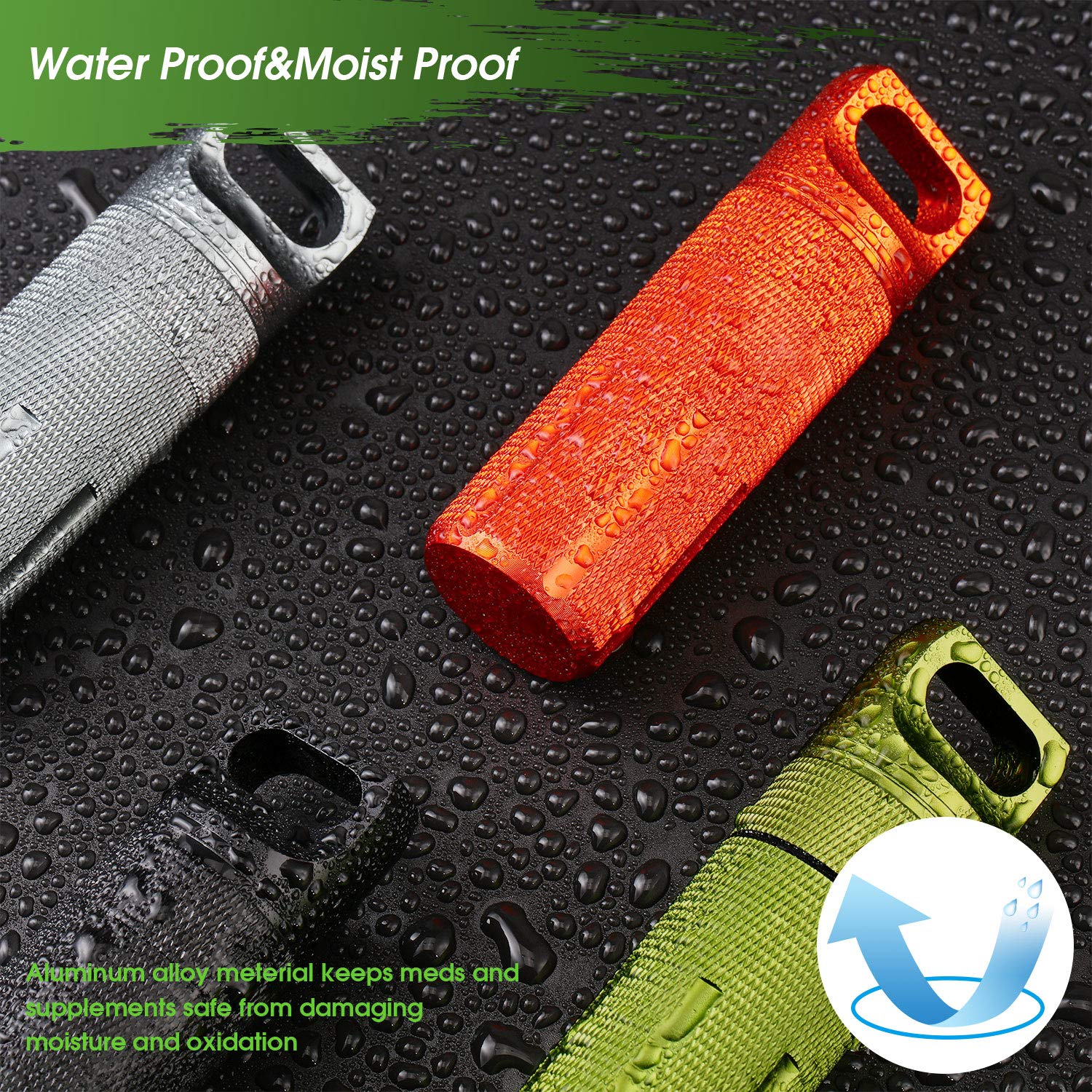 1 Paket Wadah Kering Aluminium - Pill Fob Capsule ulasan dan harga