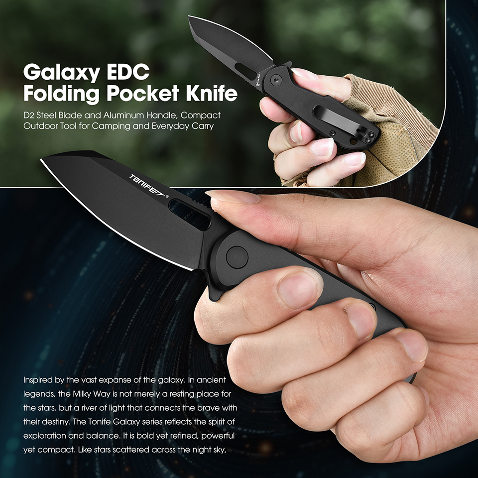 TONIFE Galaxy Mini CKT9205 Pis - Everyday Carry (Edc) Knife ulasan dan harga