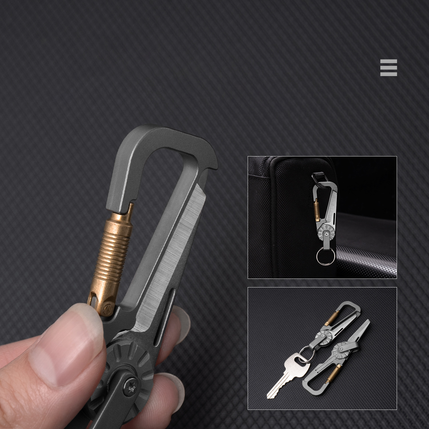 Gantungan Kunci EDC Paduan Tit - Edc Car Carry ulasan dan harga