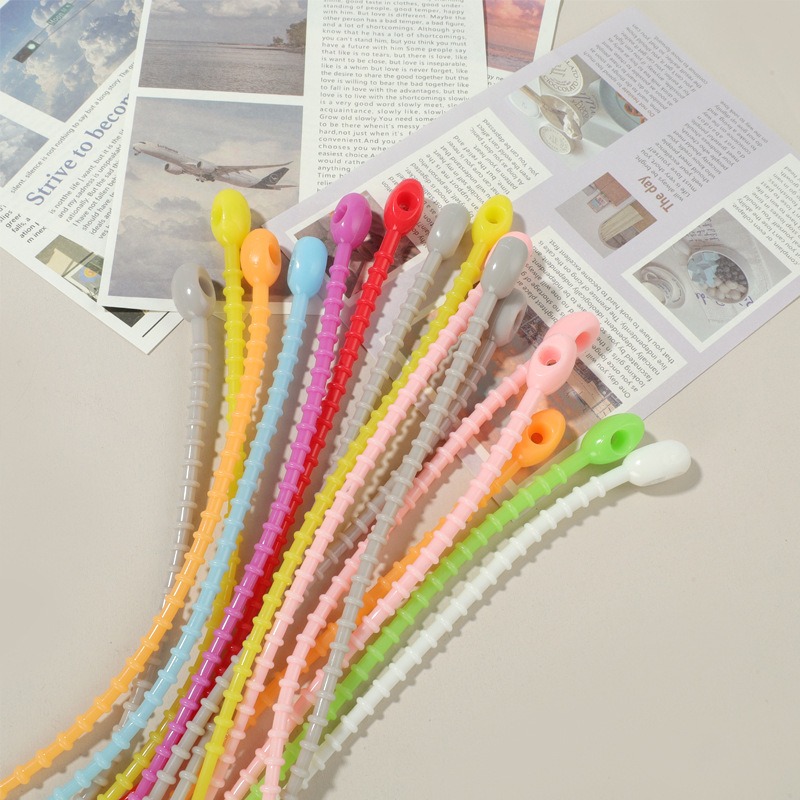 Warna Acak 5 Buah Tali Pengika - Cable Winder Keychain ulasan dan harga