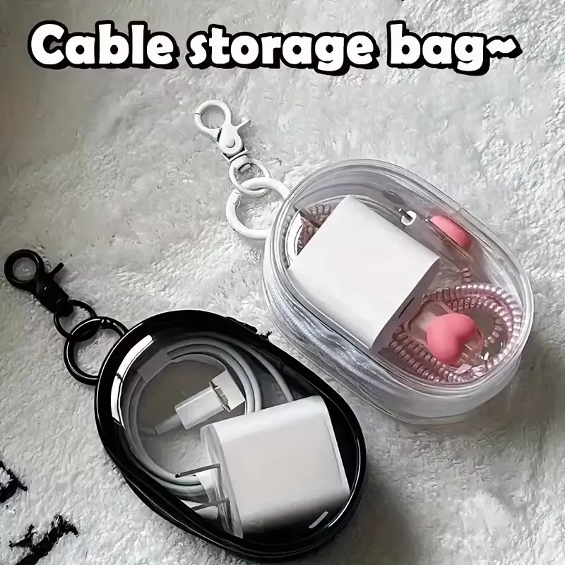 Tas Penyimpanan Mini Transpara - Cable Winder Keychain ulasan dan harga