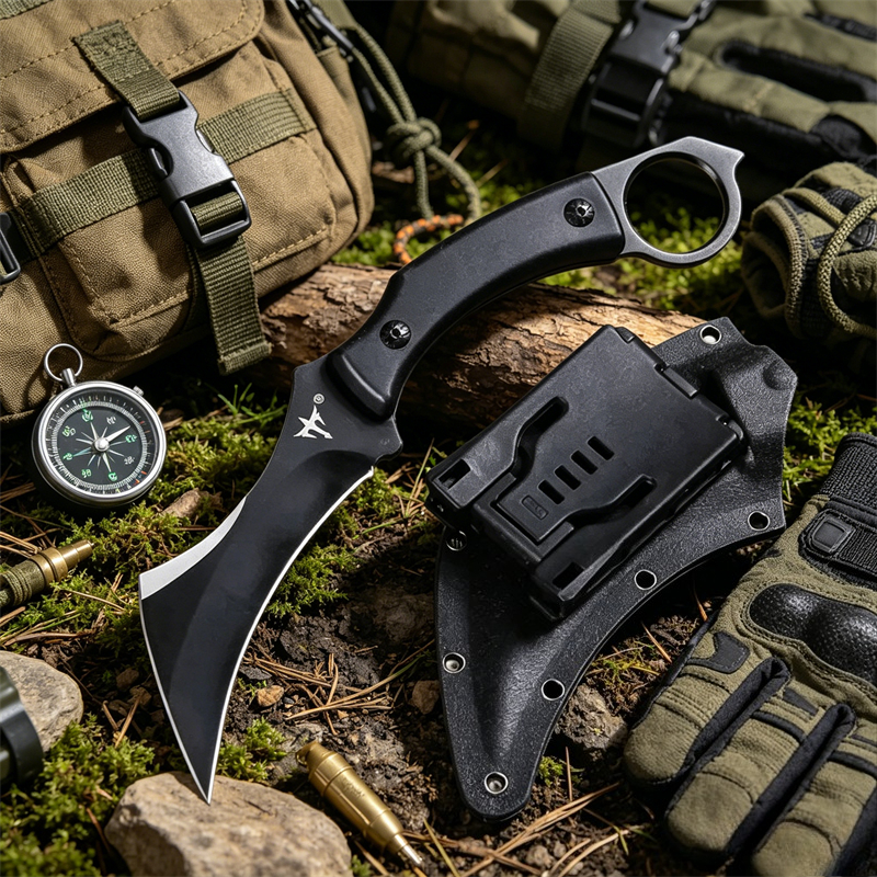 Pisau Cakar D2 Blade G10 Gagan - Everyday Carry (Edc) Knife ulasan dan harga