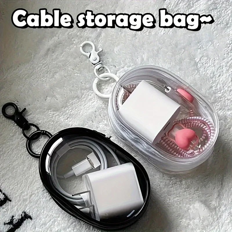 Tas Penyimpanan Mini Transpara - Cable Winder Keychain ulasan dan harga