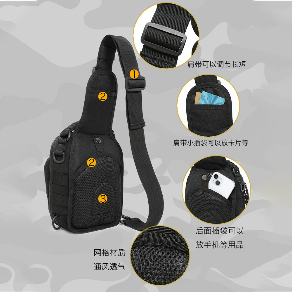Tas Selempang Taktis Multi-Fun - Edc Concealed Carry Sling Bag ulasan dan harga