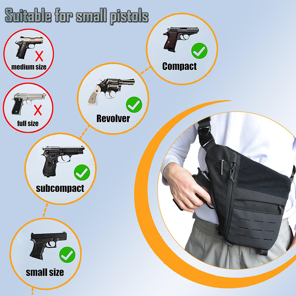 Tas Taktis Tas Senjata Tersemb - Edc Concealed Carry Backpack ulasan dan harga