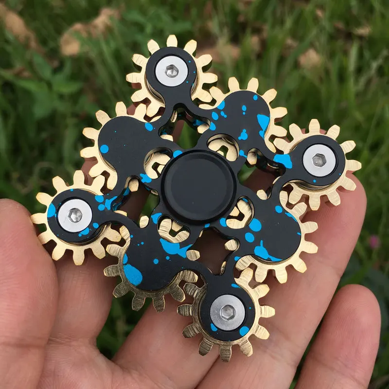 Pemutar Tangan 9 Roda Gigi Log - Fidget Spinner Bearing ulasan dan harga