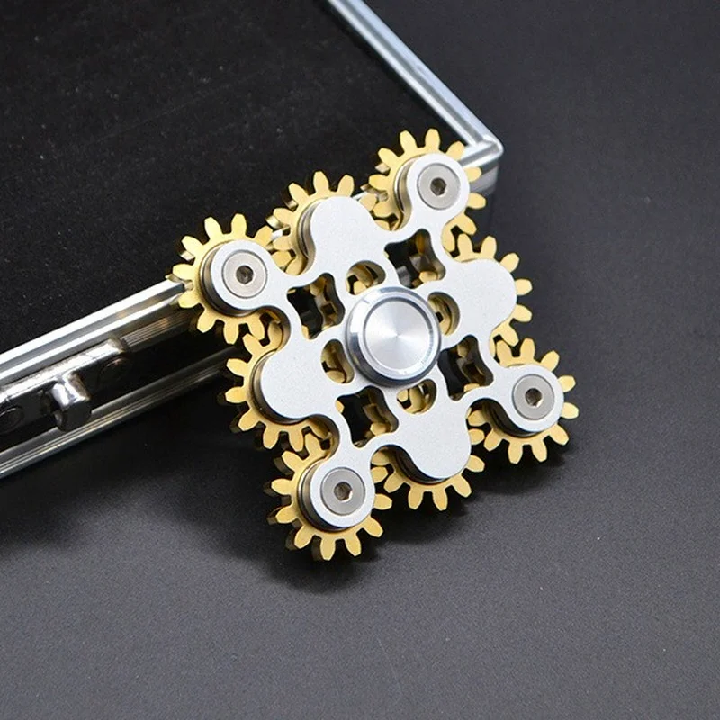 Pemutar Tangan 9 Roda Gigi Log - Fidget Spinner Bearing ulasan dan harga