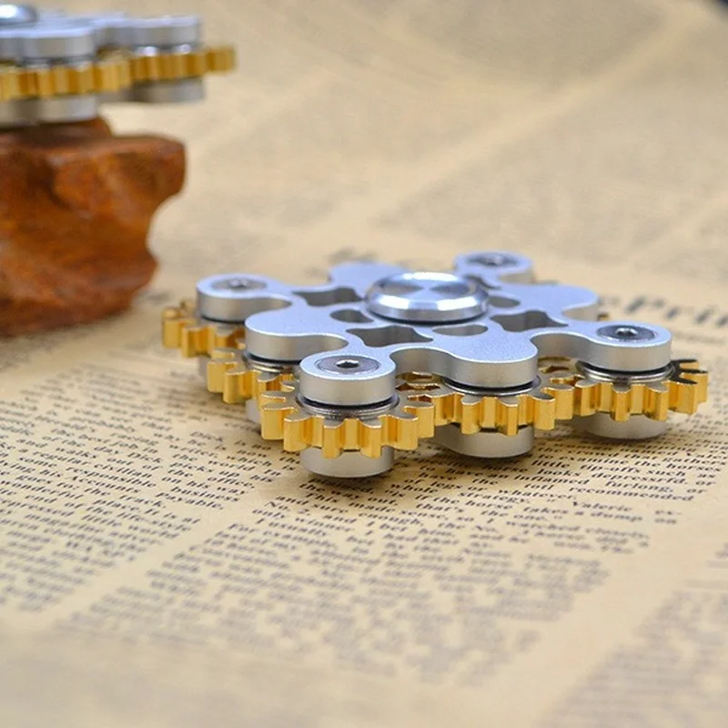 Pemutar Tangan 9 Roda Gigi Log - Fidget Spinner Bearing ulasan dan harga