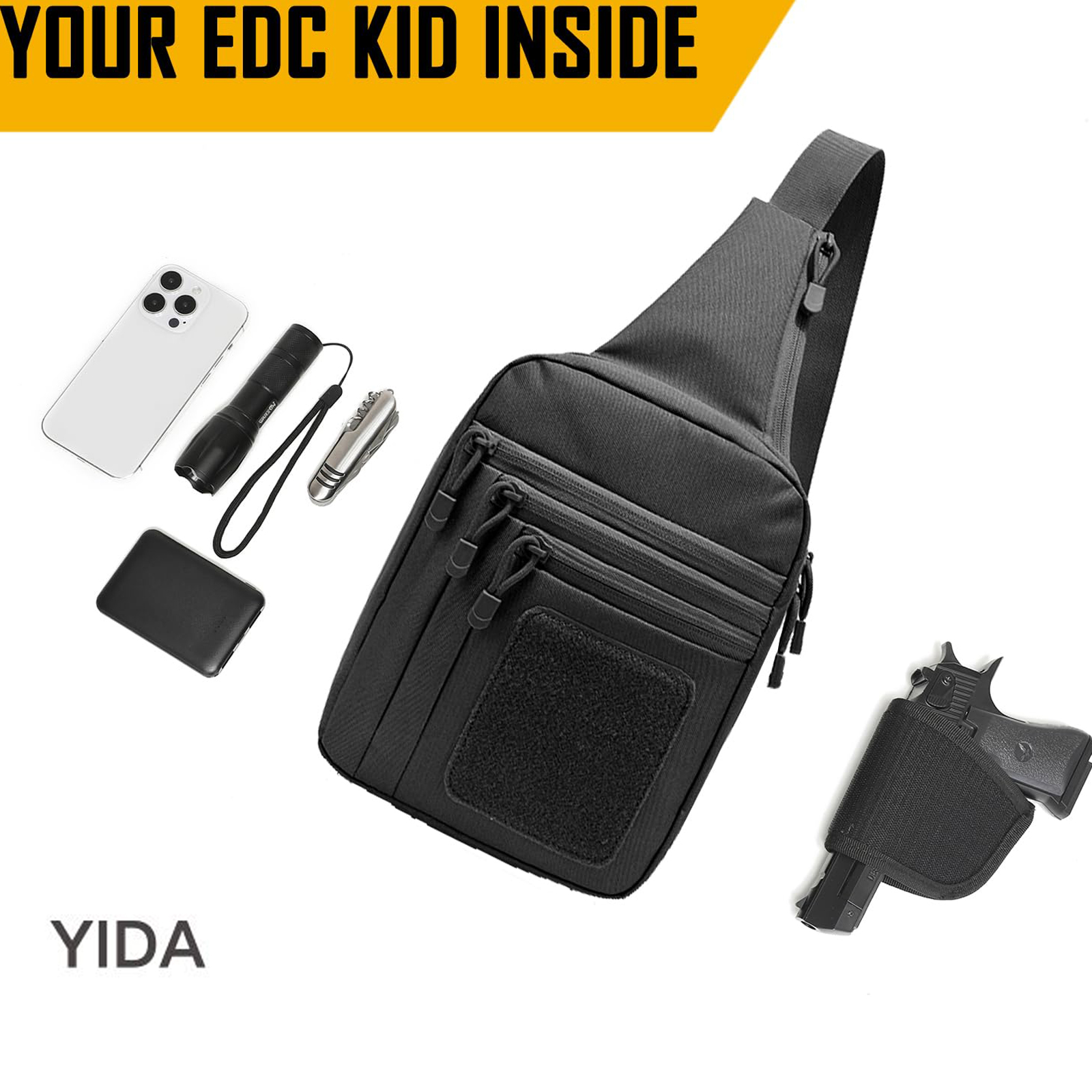 Tas Selempang Tersembunyi untu - Edc Carry Pack ulasan dan harga